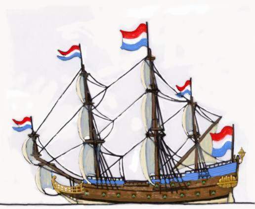 116-foot Dutch ship, many of which were built in 1639